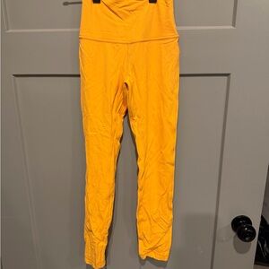 Lululemon Athletica Golden Yellow Leggings
